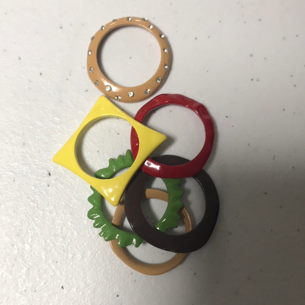 BURGER STACK RING
